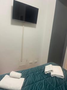 TV a/nebo společenská místnost v ubytování Appartamento int 1