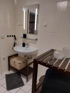 Koupelna v ubytování Ferienwohnung Josy + 5 fotografií