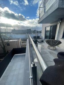 Balkón nebo terasa v ubytování Splendide appartement neuf à Zaventem airport