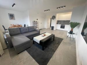 Posezení v ubytování Splendide appartement neuf à Zaventem airport