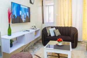 Posezení v ubytování Bamburi BnB