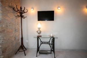 TV a/nebo společenská místnost v ubytování Holiday home Can Clerc