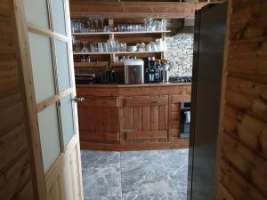 Kuchyň nebo kuchyňský kout v ubytování Chalet-Beskydy
