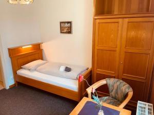 Postel nebo postele na pokoji v ubytování Haus Heidetal