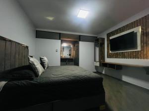 TV a/nebo společenská místnost v ubytování Hotel luxury Z + 17 fotografií