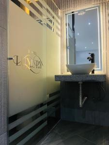 Koupelna v ubytování Hotel luxury Z