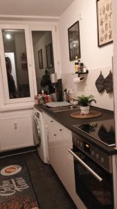 Η κουζίνα ή μικρή κουζίνα στο Ferien Appartment Erholung