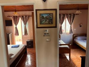 Una cama o camas en una habitación de Apartment Donend