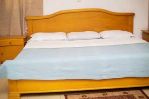 Postel nebo postele na pokoji v ubytování Manhattan hotel