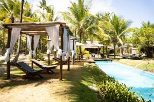 Hồ bơi trong/gần Canto Leela Eco Bungalows