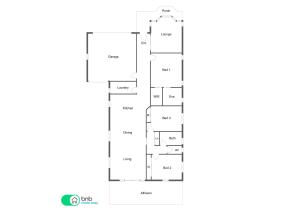 Půdorys ubytování Mountain Vista Retreat - Comfort Meets Style