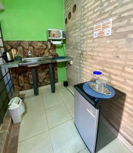 Kuchyň nebo kuchyňský kout v ubytování Mangoty Apartamento