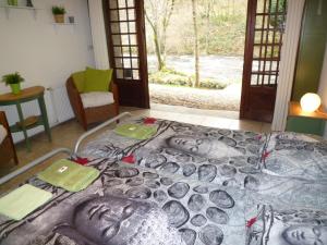 Postel nebo postele na pokoji v ubytování Chalet du Montal