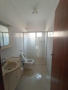 Koupelna v ubytování Sítio Ecológico