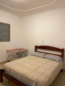 Postel nebo postele na pokoji v ubytování Sítio Ecológico