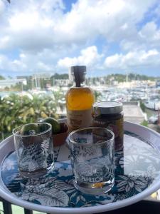 Nápoje v ubytování Vue mer sur la Marina, Le Juliana