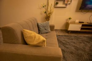 Coin salon dans l'établissement Agape Villa