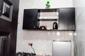 Η κουζίνα ή μικρή κουζίνα στο Furnished one-bedroom bungalow in a secure and serene part of Ibadan