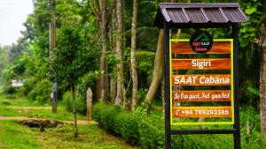 Certificato, attestato, insegna o altro documento esposto da Sigiri SAAT Cabana