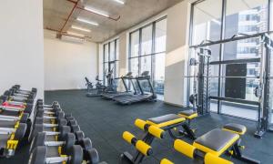 Fitnesscentret og/eller fitnessfaciliteterne på Sunset at Greenside - Sea & Mountain View