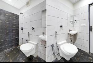 Bilik mandi di Hotel Dev Palace