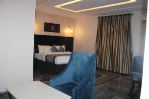 Letto o letti in una camera di Residency Hotel Lekki Phase 1