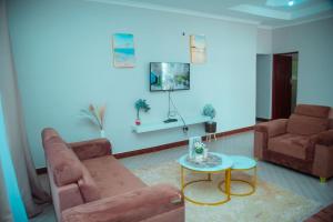 Χώρος καθιστικού στο Ngorongoro Gateway Homestay