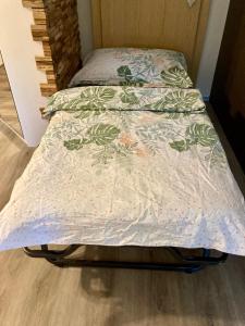 Postel nebo postele na pokoji v ubytování Ferienwohnung Morgengruss