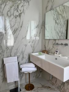 Koupelna v ubytování B&B Villa Ines