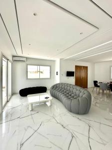 Χώρος καθιστικού στο Villa roche