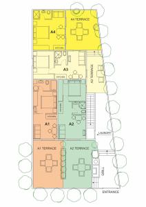 a floor plan of a house at Apartment Ennio in Povlja +145 photos