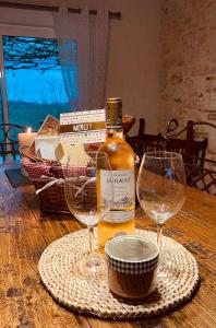 Drinks på Refuge Champêtre - Piscine intérieure - Détente