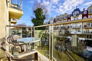 Balkon lub taras w obiekcie Avangard by Baltic Home