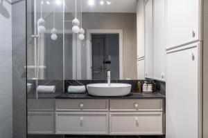 Kúpeľňa v ubytovaní RentPlanet - Apartament Szczytnicka