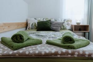 Katil atau katil-katil dalam bilik di Apartman Matija, Mokra Gora