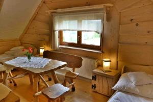Khu vực ghế ngồi tại Alpejskie Domy Ski House