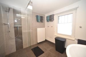 Ein Badezimmer in der Unterkunft Ferienhaus Fuchswinkel