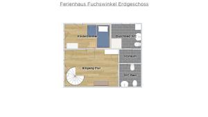 Grundriss der Unterkunft Ferienhaus Fuchswinkel