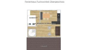 Grundriss der Unterkunft Ferienhaus Fuchswinkel
