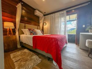 Valle Ristretto客房内的一张或多张床位
