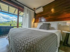 Valle Ristretto客房内的一张或多张床位