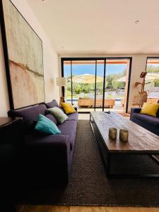 Χώρος καθιστικού στο Villa Dina - Douceur et calme