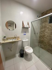 Ένα μπάνιο στο Loft Urbano - Localização TOP Próximo a Fraga Maia