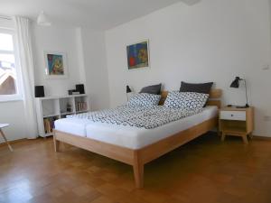Ένα ή περισσότερα κρεβάτια σε δωμάτιο στο Schlößleweg 2a