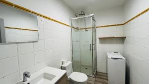 Koupelna v ubytování Appartement Cala Di Mare L'ILE ROUSSE