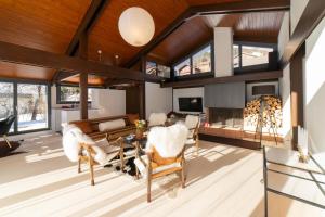 Kuchyň nebo kuchyňský kout v ubytování Alpstern