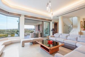 A seating area at Villa Anastasia - Private Pool & Panoramic Views
