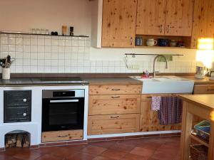 Dapur atau dapur kecil di Ferienwohnung Mühlenweg