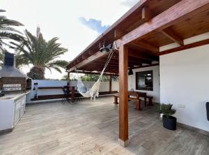 Balkón nebo terasa v ubytování Oasis en Lanzarote