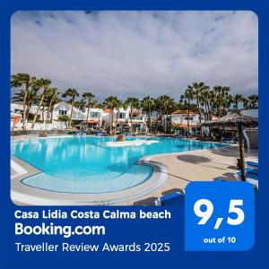 a picture of a swimming pool at a resort at Casa Lidia Costa Calma beach in Costa Calma